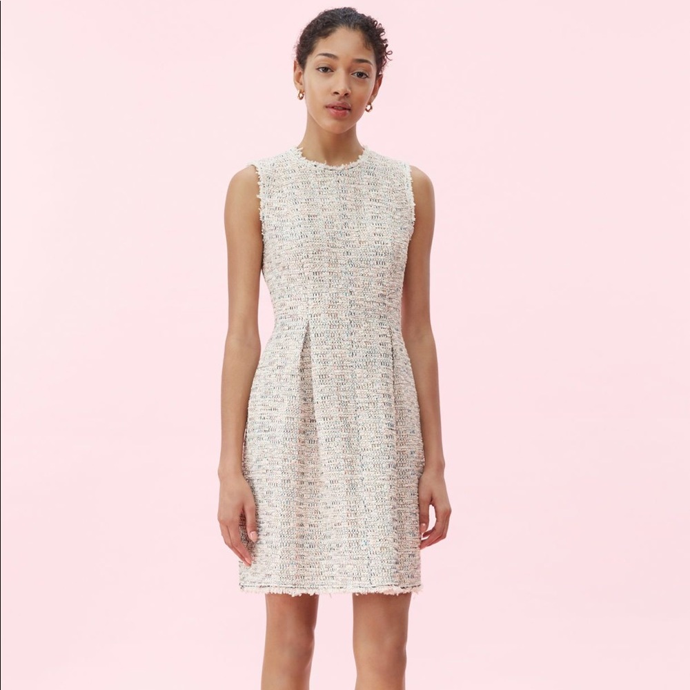 Rebecca Taylor Rainbow Tweed Suiting Dress